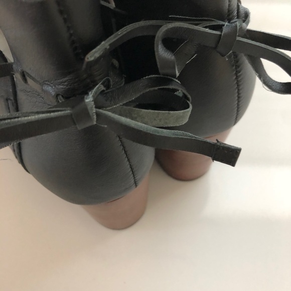 Kelsi Dagger Wesley Black Leather Ankle Bootie - Picture 13 of 13